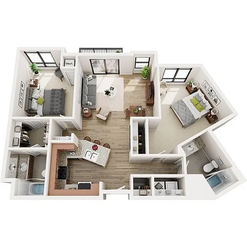 Floor plan B1