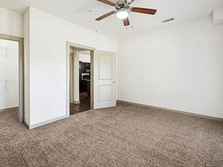 Spacious Walk-in Closets and Ceiling Fan in the Bedrooms