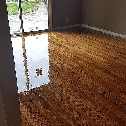 Den Hardwood floors 12X30