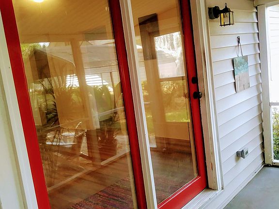 Double Door Entry Off Screened Porch