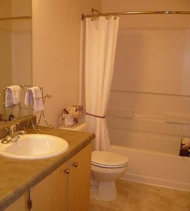 Spacious bathroom