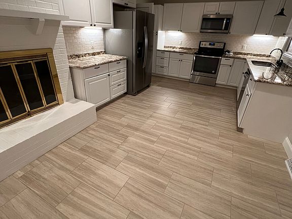 Kitchen and dining area