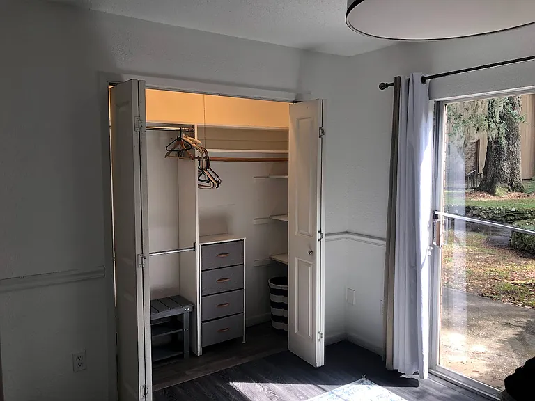 Ensuite closet.