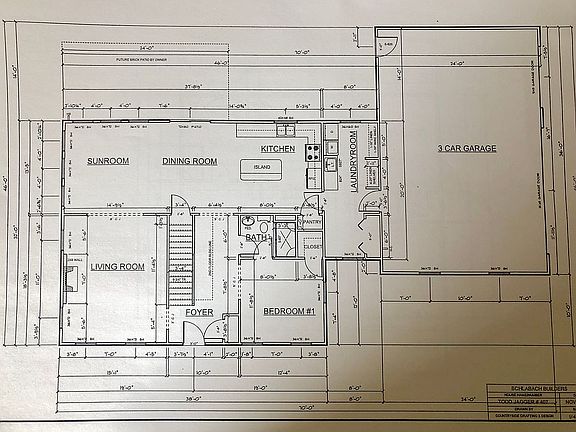Downstairs floor plan