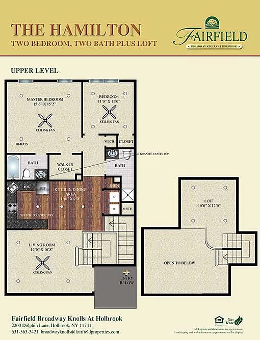 Floor plan The Hamilton