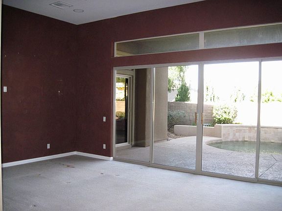 Living/ Dining Room with Glass Slider to backyard