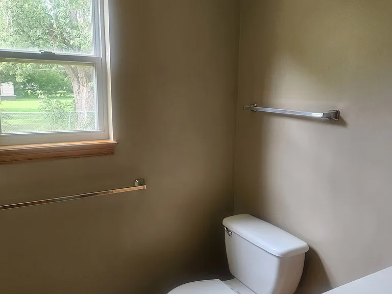 Bathroom connected to master bedroom