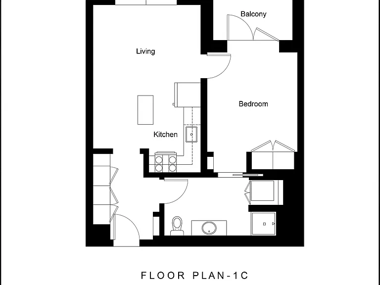 1C Floor Plan 1C Floor Plan