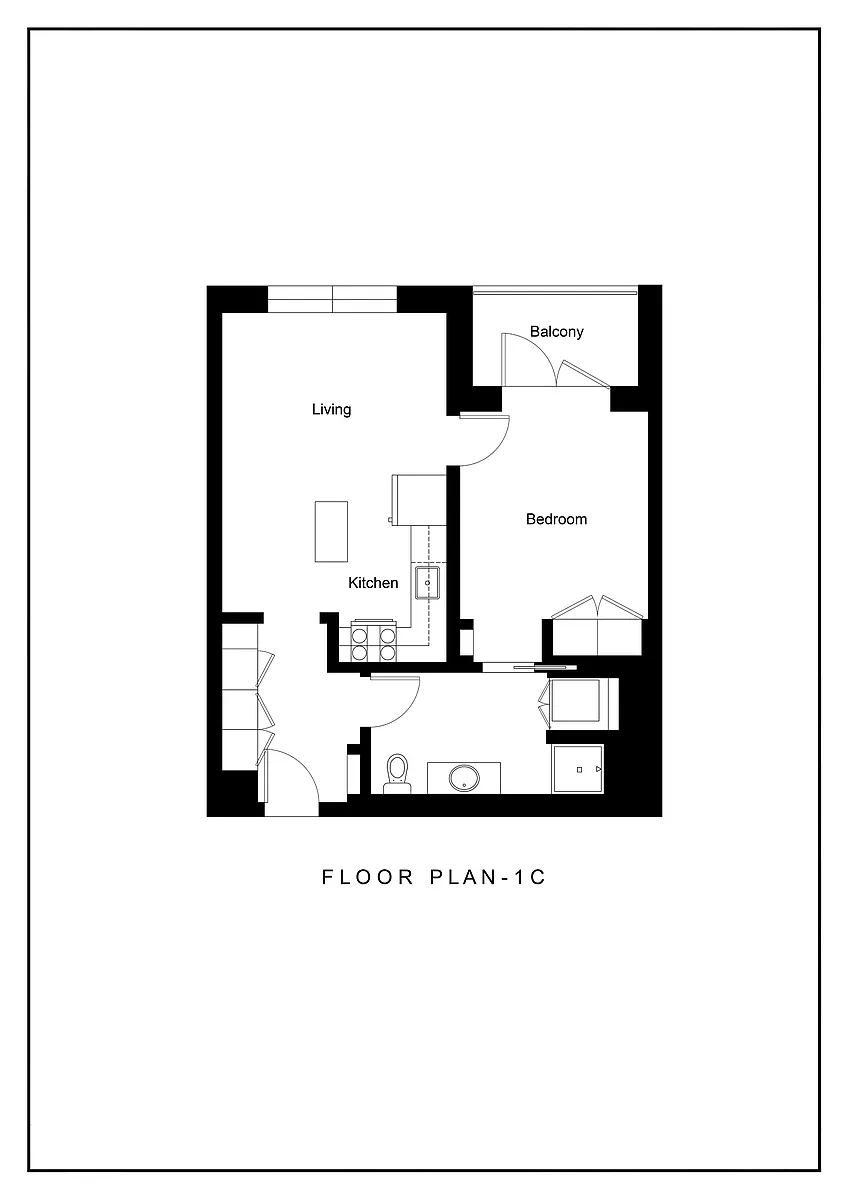 Floor plan 1C