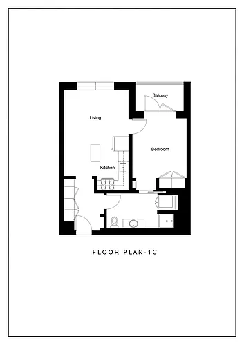 Floor plan 1C