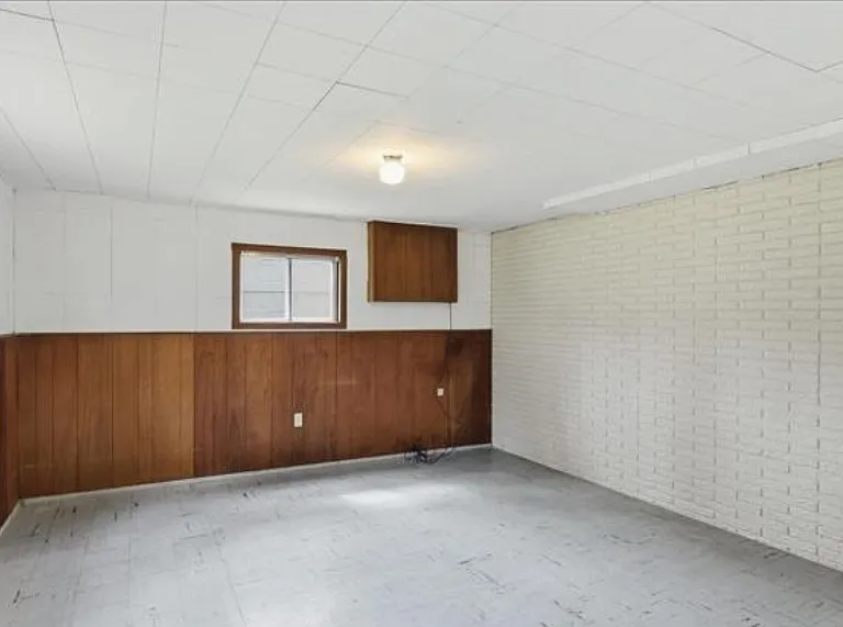 Basement in the process of remodel