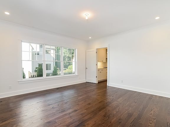 Generous dining room