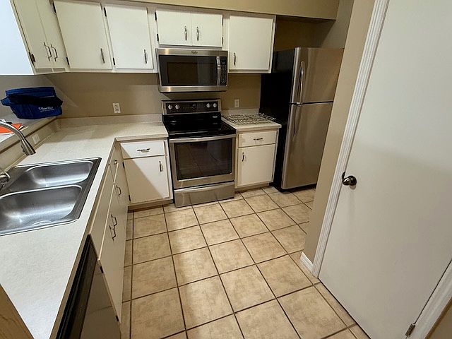 Modern stainless steel appliances