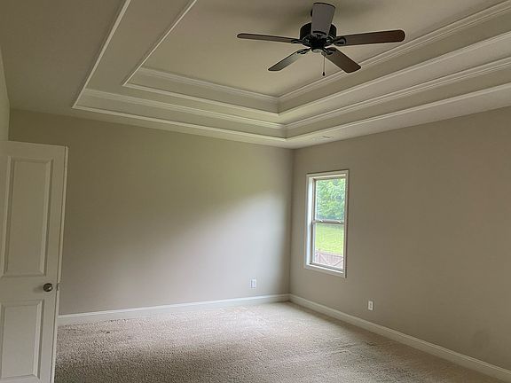 Master bedroom with ceiling Fan
