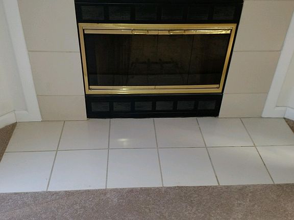 Wood burning fireplace 