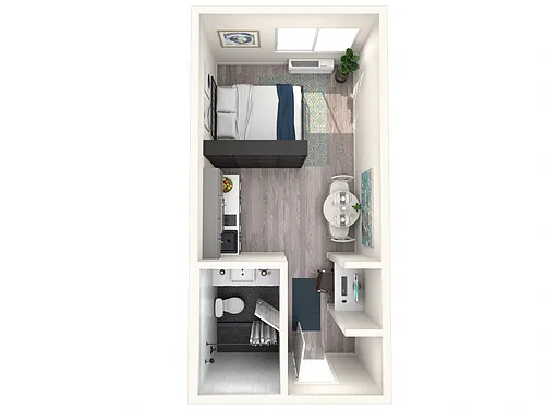 Floor plan Studio Small