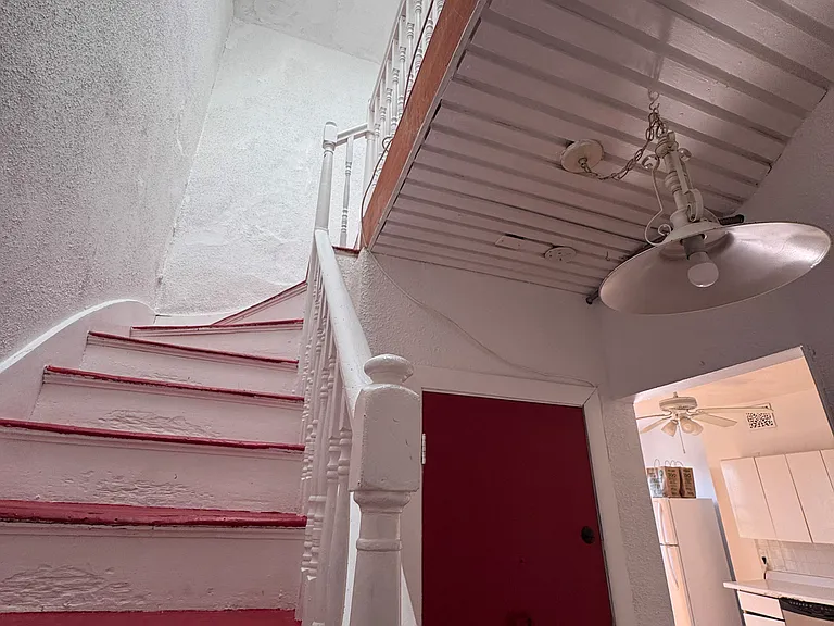 Steps to Second Floor + Entrance Door