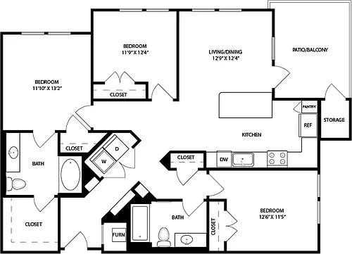 Floor plan C1