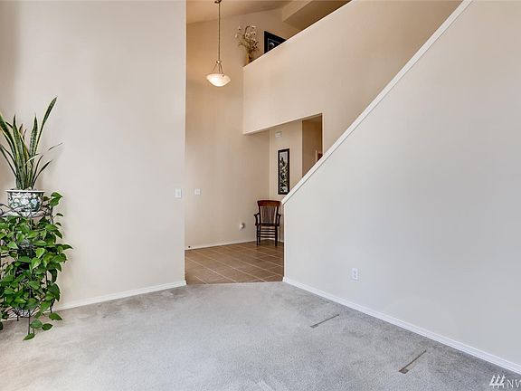Architectural angles makes this an interesting space 