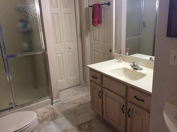 Downstairs Bathroom & Huge Walk In Cedar Lined Closet