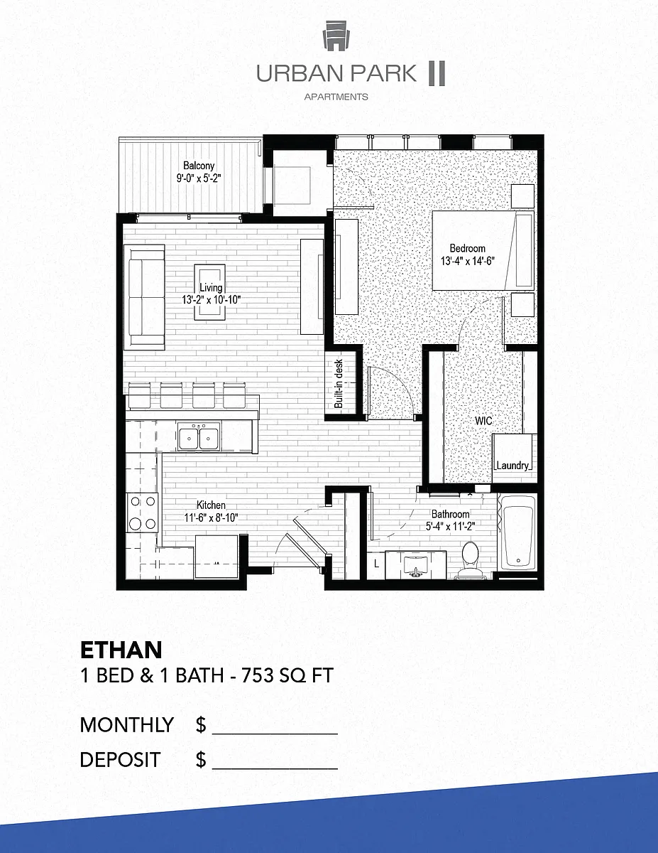 Floor plan UPII - Ethan