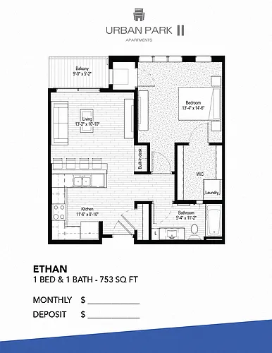 Floor plan UPII - Ethan
