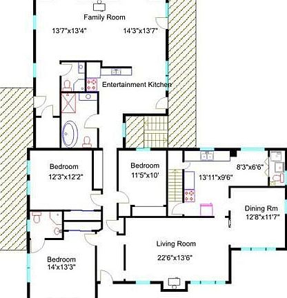 Main Level Floor Plan