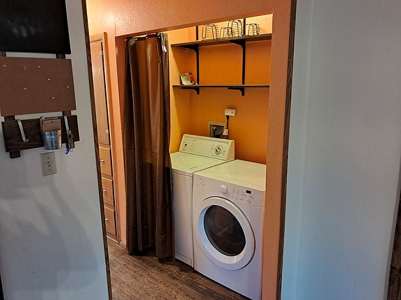 Washer and dryer in the unit