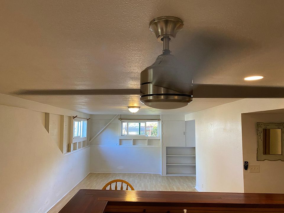 Kitchen barter overlooking living room