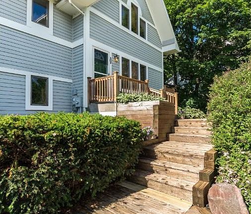 View from the driveway.