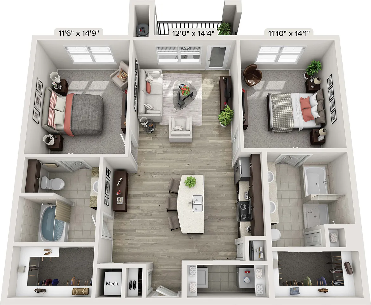 Floor plan B4