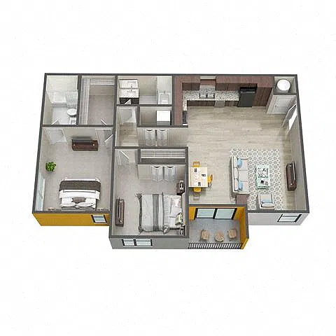 Floor plan Eclipse-Sunshine Flats