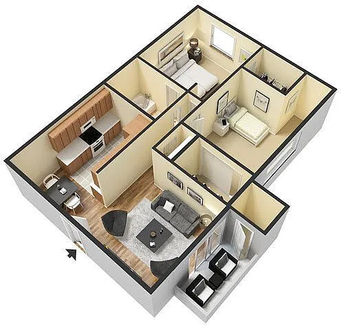 Floor plan B1