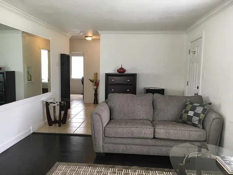 Living Room to the Hallway.