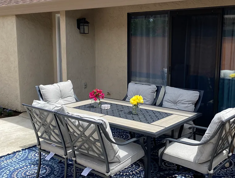 Gated patio