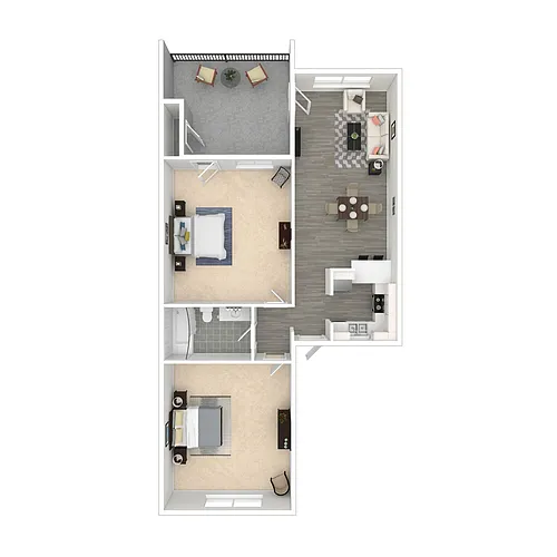 Floor plan 2X2