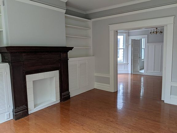 Living room and dining room