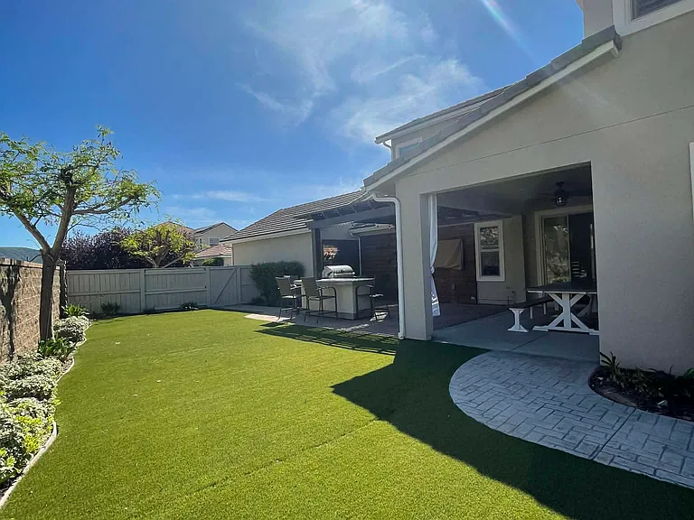 Backyard View from the Front.