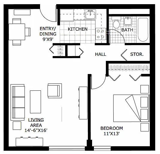 Floor plan A