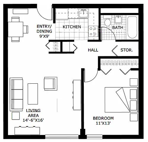 Floor plan A