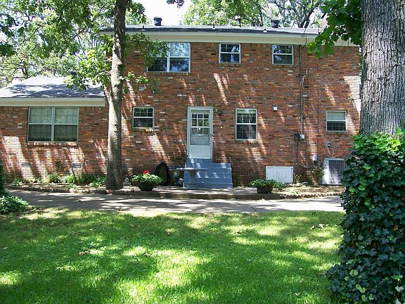 Rear view of house
