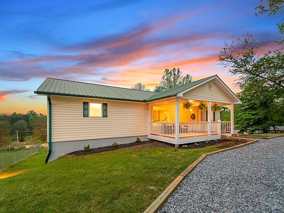 Main level front, off-street parking, front porch
