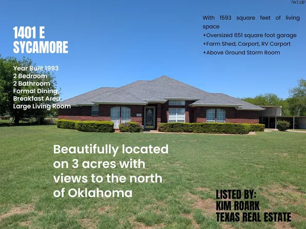 1401 Sycamore Dr, Burkburnett, TX 76354