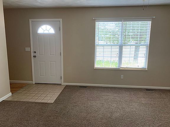 Entryway into living room
