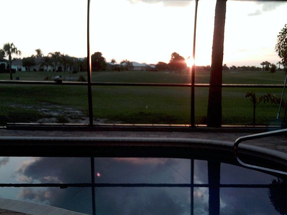 Pool overlooking 6th green 