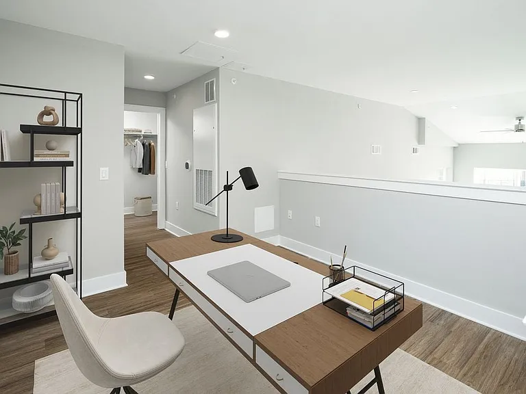 Signature Collection loft with hard surface flooring