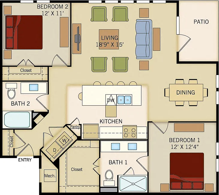 Floor plan B2E