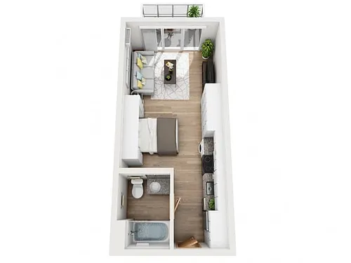 Floor plan Traveler Studio