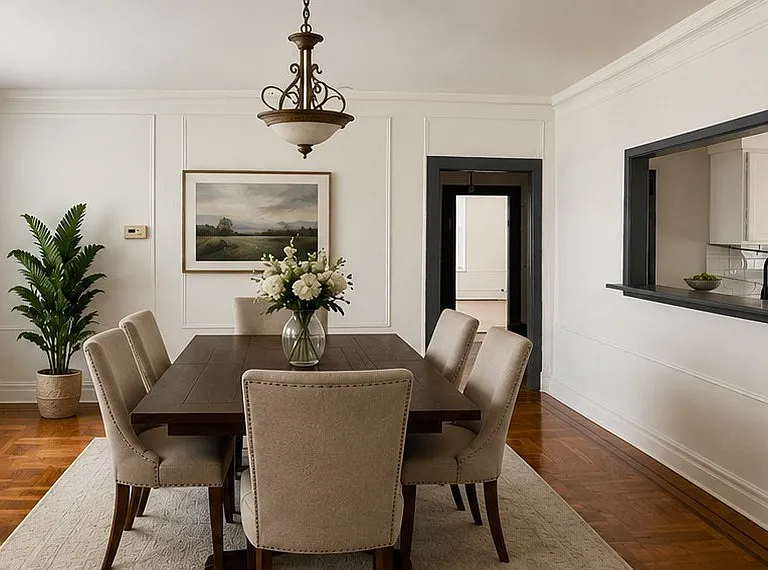 Virtually Staged Dining Room