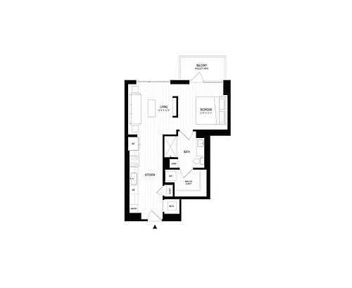 Floor plan Studio-S1